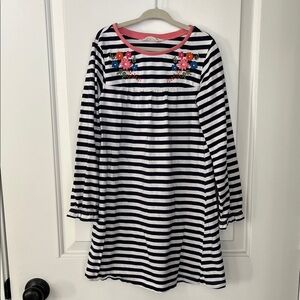 BEEBAY striped embroidered swing dress